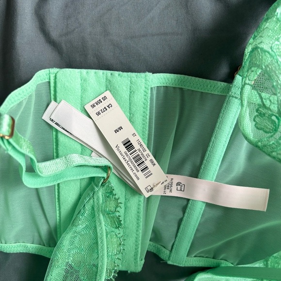 Victoria’s Secret Green Lace Corset - Picture 3 of 4